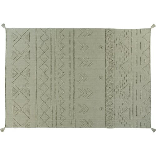Lorena Canals Svijetlo zeleni periv/ručno rađen pamučan tepih 170x240 cm Tribu Olive &amp;ndash; Slike