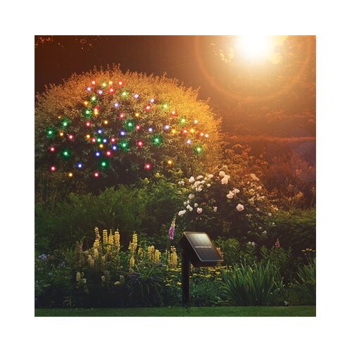 Garden of Eden led solarna svetilka - 50 kosov pisanih led - 2 funkciji - 5 + 2 m Slike
