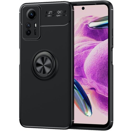  Magnet Ring ovitek Xiaomi Redmi Note 12S, Črn Cene