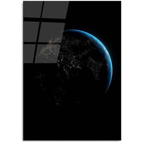 Wallity Staklena slika 70x100 cm Earth - Cijene