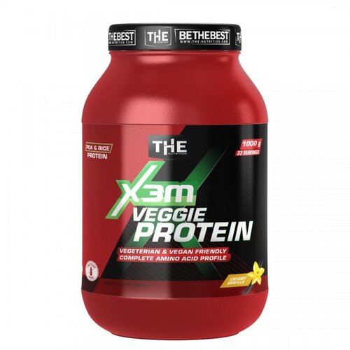 The Nutrition X3M Biljni protein, Ukus Vanila, 1kg Slike