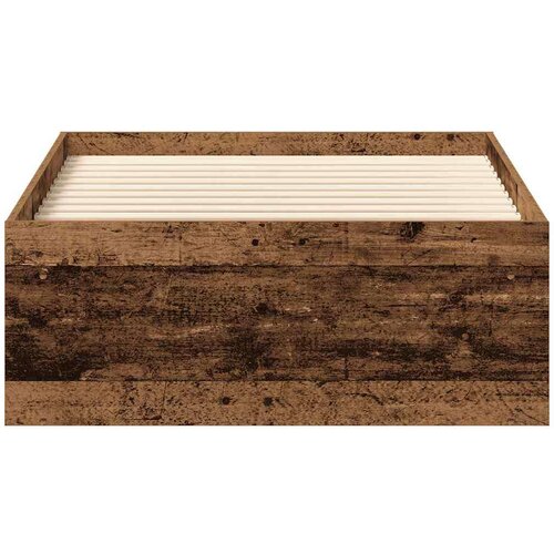 VidaXL Okvir kreveta bez madraca staro drvo 90x200 cm Slike