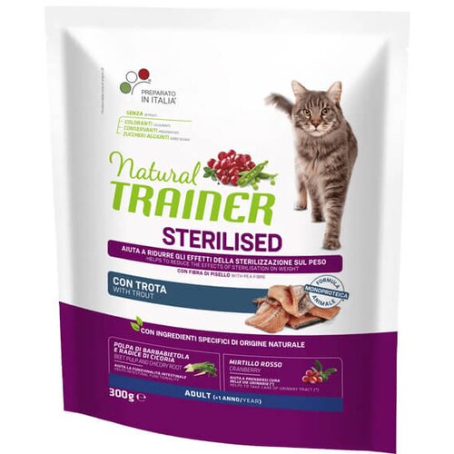 Trainer daily nutrition sterilised adult trout - hrana za sterilisane odrasle mačke - sa pastrmkom (300g i 1,5kg) 300g Cene