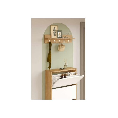 Hanah home Čiviluk Leon Walnut Slike