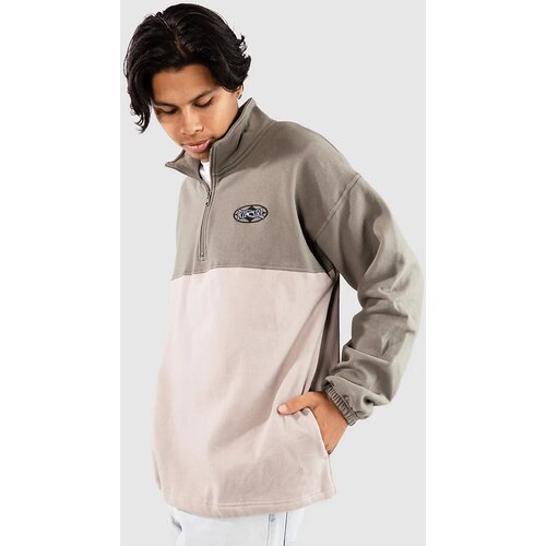 Rip Curl Heritage Oval 1/4 Zip Crew Pulover iz flisa cactus green Cene