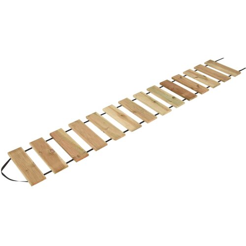 VidaXL Vrtna potka 35x300 cm impregnirana borovina Slike