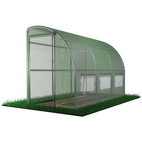 Chomik BAŠTENSKI PLASTENIK 3-SEGMENTNI "POLOVINA" ZELENI 3x1,5x2 m 1422 Cene