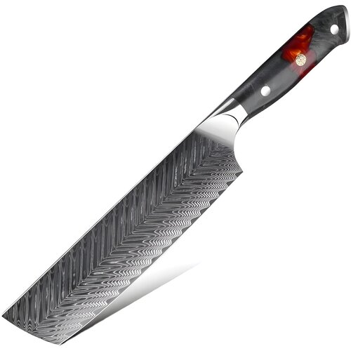 Damaskovski kuhinjski nož OK-19993 - Cleaver / 30cm KP19993 Cene