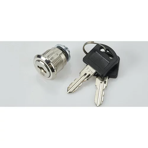  Ključavnica z 2 ključema, za voziček za orodje, ustrezen neobdelan ključ TG040