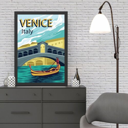 Wallity Uokvirena slika Venecija 2, 35x45 cm Cijene