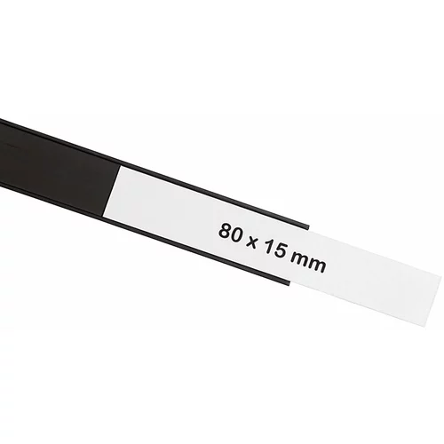 magnetoplan U-profil magnetoflex®, DE 30 kosov, VxŠ 15 x 80 mm, črn