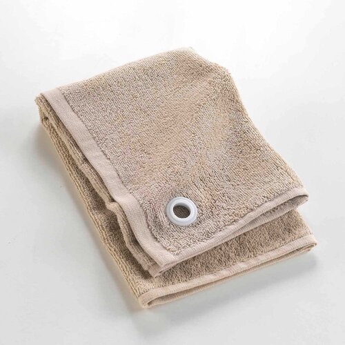 Douceur d int&amp;eacute;rieur Bež frotirna bombažna brisača 50x50 cm Cuistot &amp;ndash; Slike