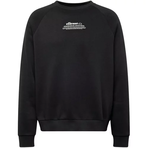 Ellesse Sweater majica 'Favaretto' crna / bijela