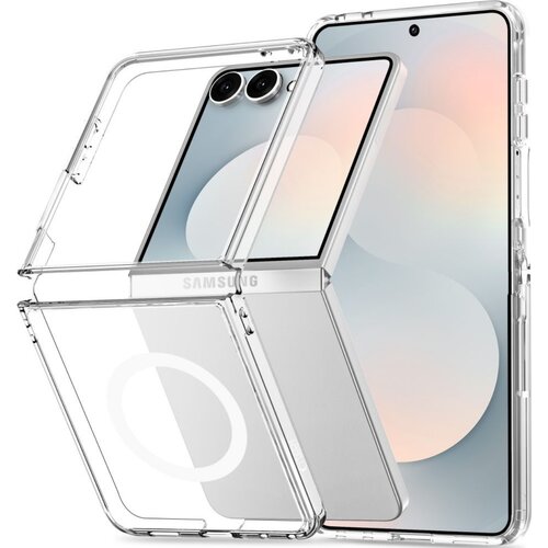 TECH-PROTECT FlexAir Hybrid MagSafe futrola za Samsung Galaxy Z Flip 8 - Prozirna Slike