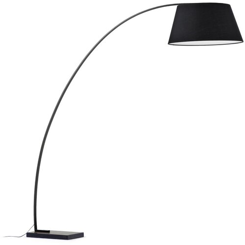 Kave Home Črna talna svetilka Kave Home Chop Cene