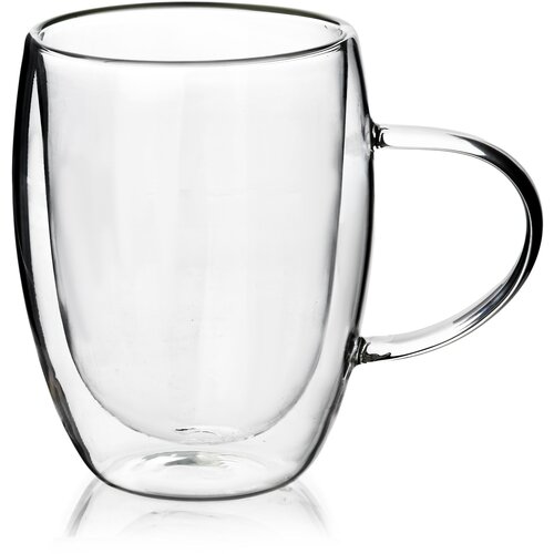 Mondex Kozarec Peter iz borosilikatnega stekla 380 ml, minimalističen dizajn, (5000076675) Cene