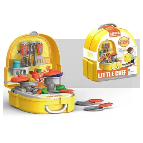 Magic Toys Little Chef mini kuhinja u kovčegu set od 26kom Cene