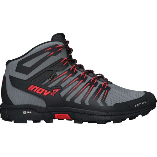 Inov-8 Men's shoes Roclite 345 GTX Grey/Black/Red Slike