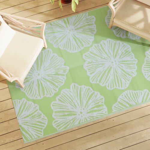 vidaXL Zunanja preproga zelena 140x200 cm PP Cene