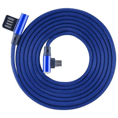 S Box USB-MICRO-90BL kabl micro USB 1.5m plavi kabal Cene