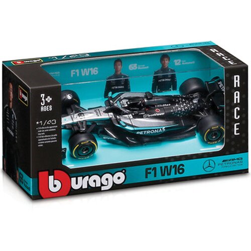 Bburago Formula Mercedes Amg Petronas F1 W16 Team, 1:43, Crna Cene