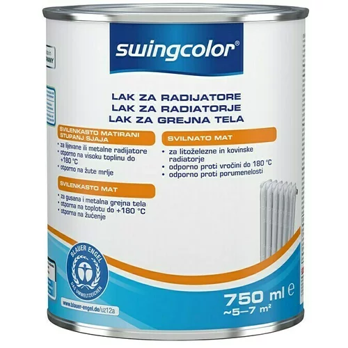 SWINGCOLOR Lak za radiatorje Swingcolor (bele barve, svilnato mat, 750 ml)