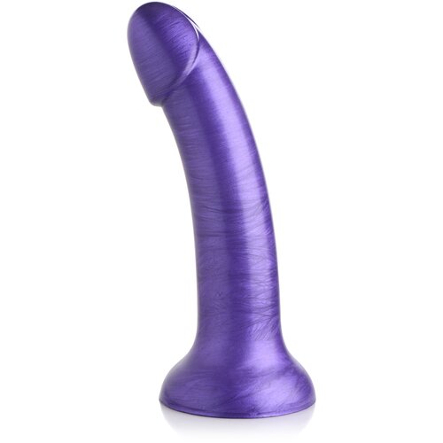 Strap U G-Tastic 17,8cm Metallic Silicone Dildo Purple Slike