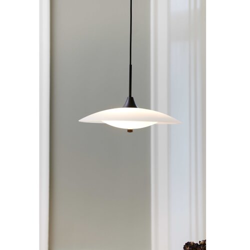 Halo Design 991294 - Visilica na sajli BARONI 2xG9/18W/230V prečnik 35 cm beli/crni Slike