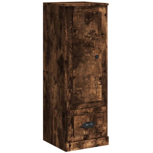 Maison Chic Komoda - Predalnik dimljeni hrast 36x35,5x103,5 cm inženirski les, (21718312) Slike