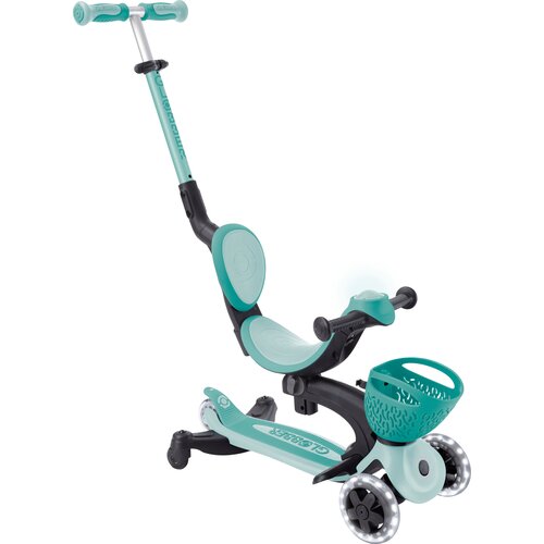 Globber Go-Up Baby 360 Lights - mint-temna mint Slike