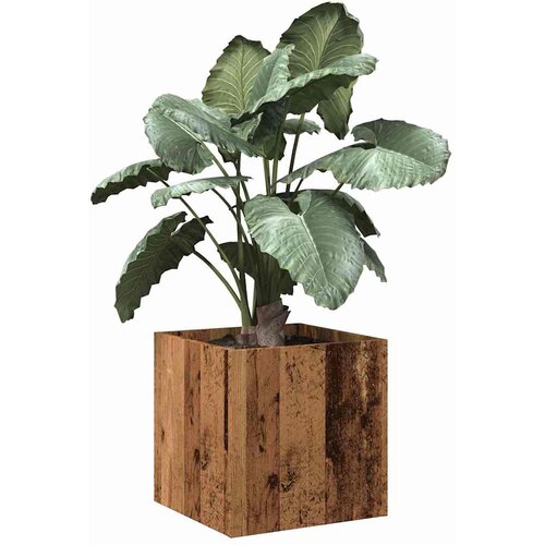  Kutija za sadnju Staro drvo 40x40x40 cm Konstruirano drvo Slike