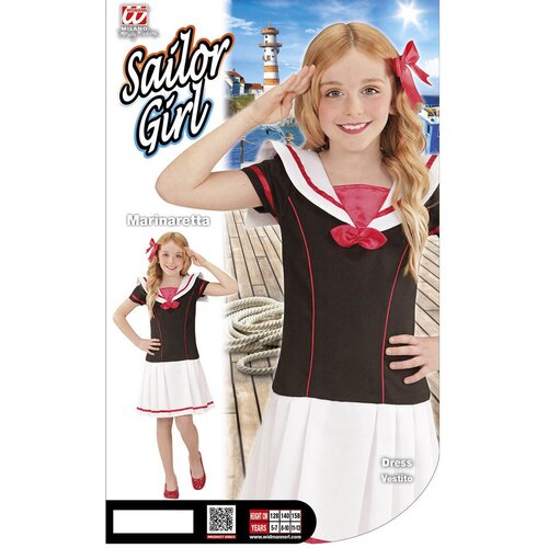 Kostim Mornarica, Sailor Girl 5-7 godina Slike