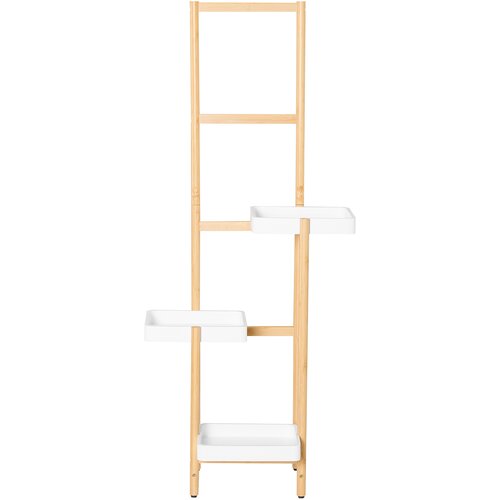 SoBuy Bambusova polica za rastline 31x27x130 cm STR13-WN, (22108393) Cene