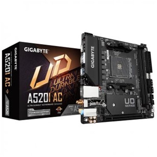 Gigabyte A520I AC matična ploča AMD A520 Priključnice AM4 Mini ITX Slike