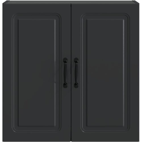  Ormar za montažu na zid 59 x 31 x 60 cm Konstruirano drvo Crna Slike