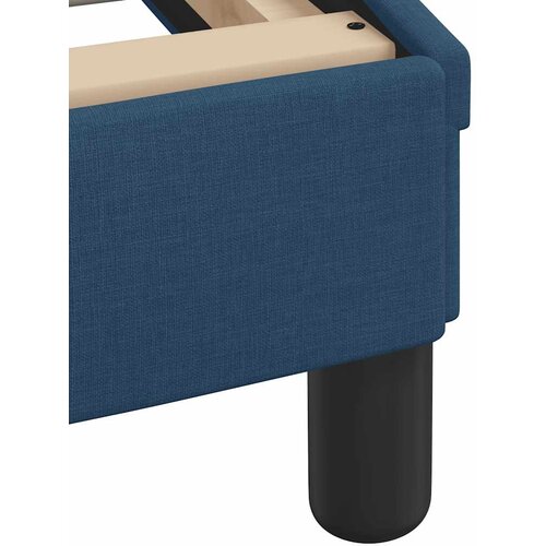  Okvir za krevet Dover plavi 200x200 cm od tkanine Slike