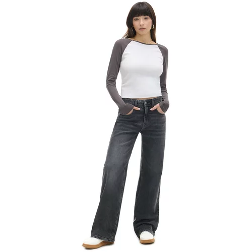 Cropp ženska majica dugih rukava - Bijela  0132Z-00X