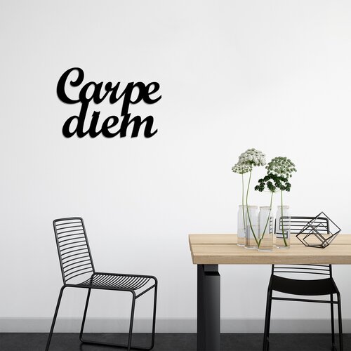 Atelier Del Sofa zidna dekoracija Carpediem 1, 50x38 cm, 1.5 mm, Crna Slike