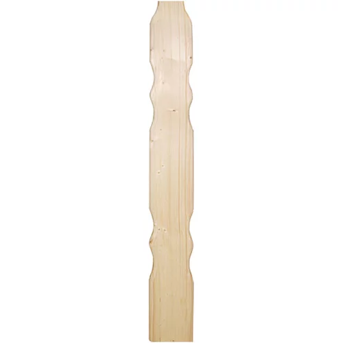 x drvena letvica za balkon (Smreka/jela, 950 115 18 mm, Vitičasti oblik, 1 Kom.)