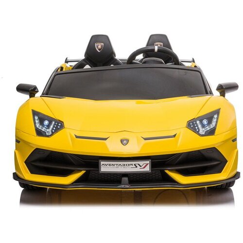  Licencirani auto na akumulator Lamborghini Aventador SX2028 - dvosjed - žuti Slike