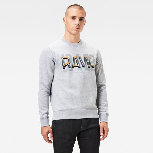 G-star Sweatshirt - Raw dot r sw l\s grey Cijene