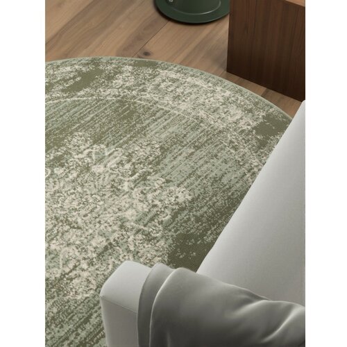Hanse Home Zelena okrogla preproga &amp;oslash; 120 cm Gloria Lydia &amp;ndash; Slike