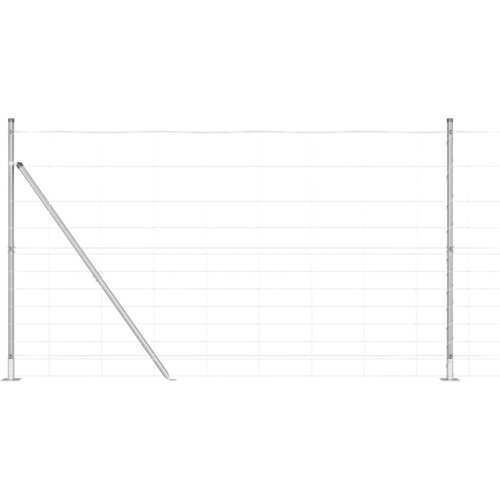  Zavareno žičano ogradno mreža s betonskom podlogom 50 x 1,4 m Slike