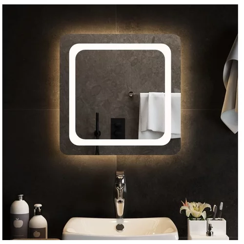  LED kopalniško ogledalo 50x50 cm