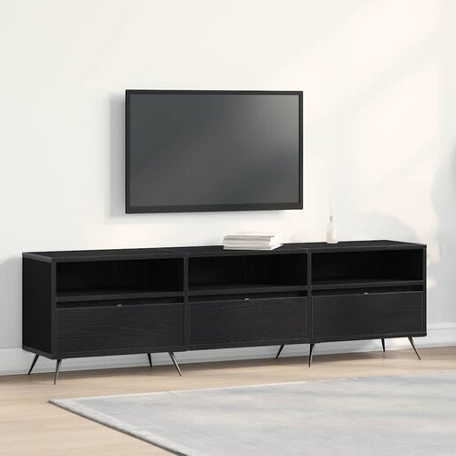 TV ormar Crni hrast 150 x 30 x 44,5 cm Konstruirano drvo Cijene