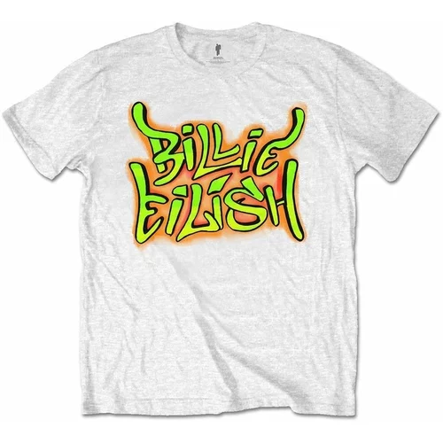 Billie Eilish Košulja Graffiti Unisex Bijela XL