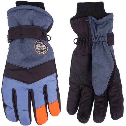 Yoclub Kids's Gloves REN-0340C-A250 Navy Blue