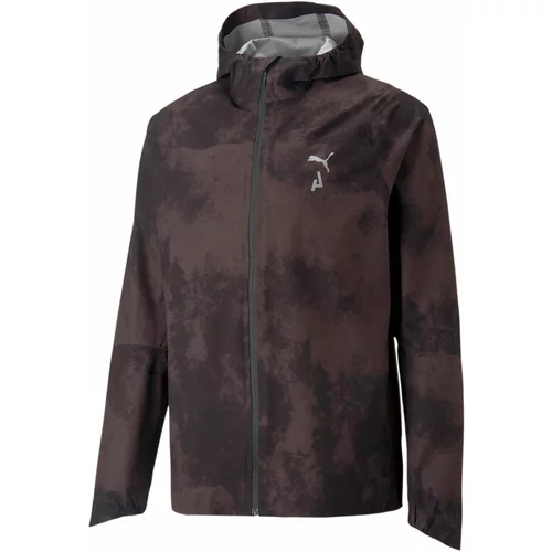Puma Sportska jakna tamno smeđa / crna