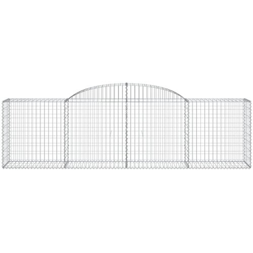  Lučne gabionske ko&amp;scaron;are 6 kom 300x50x80/100 cm pocinčano željezo Slike