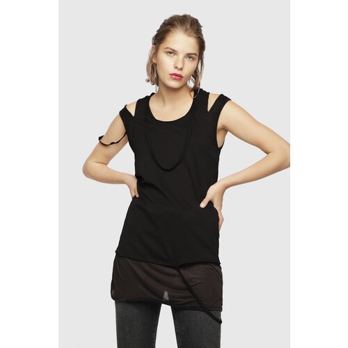 9011 DIESEL S.P.A.,BREGANZE Top - Diesel TNAHO TANKTOP black Cene